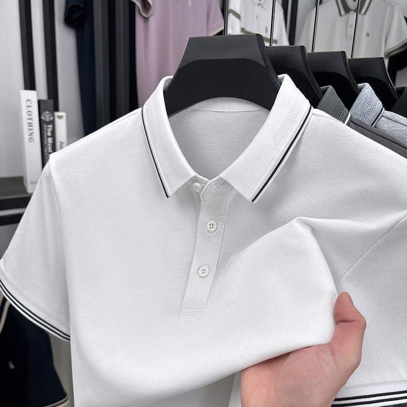 Men'S Polo Formal Wear - Мужская рубашка-поло TFETTERS 2026 летняя, в