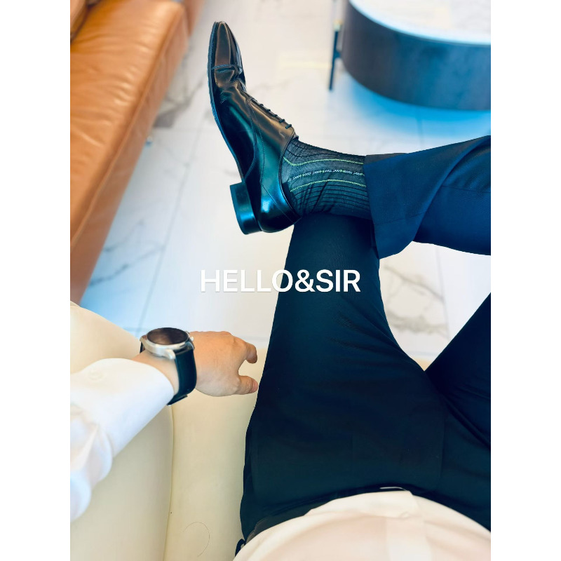Men Formal Wear Brands - Мужские винтажные нейлоновые носки с полупрозрачными
