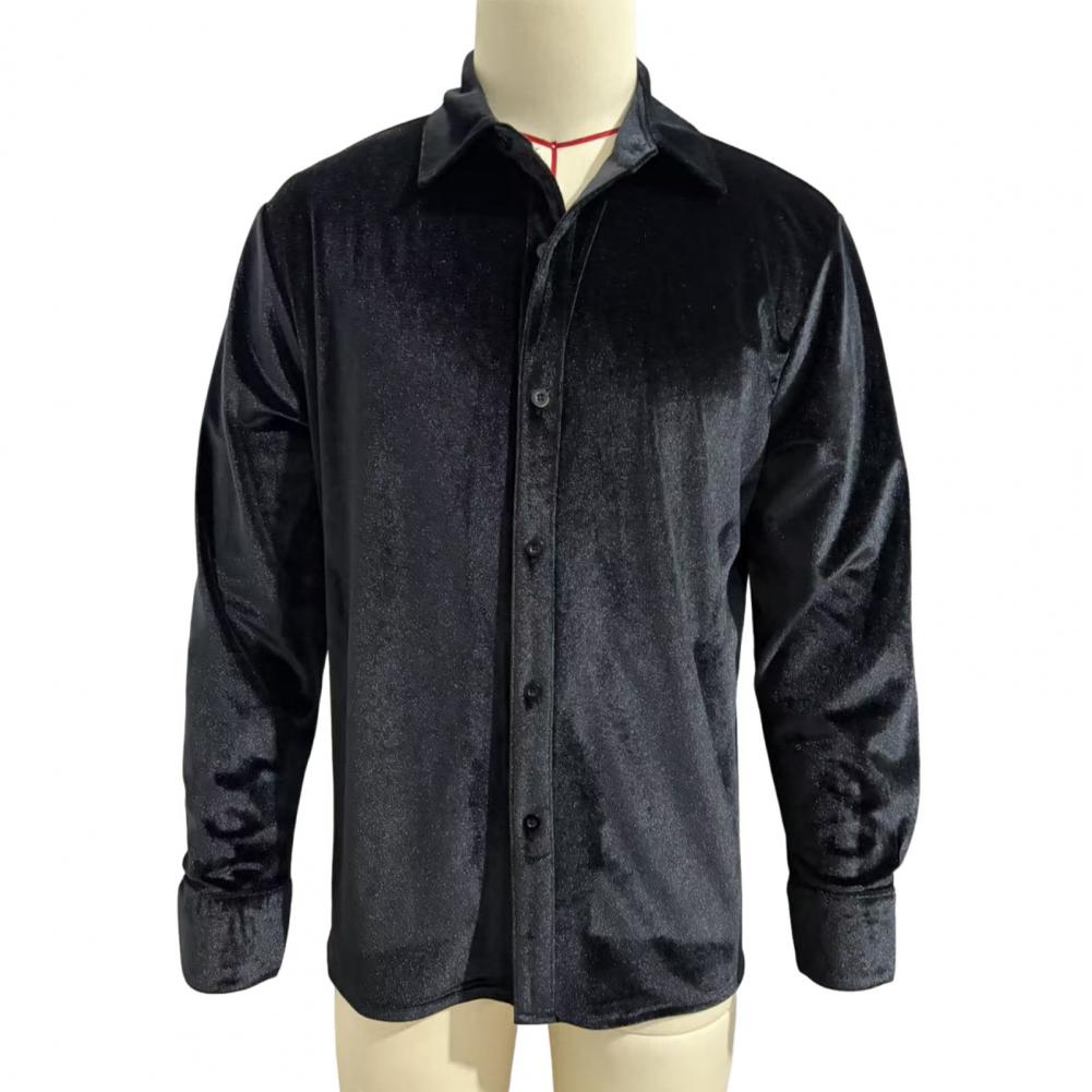 Men Formal Party Wear Shirt - Мужская вельветовая рубашка с длинным рукавом,