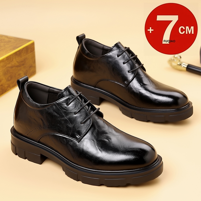 Formal Men Daily Wear Slippers - Мужская деловая обувь с лифтом 7