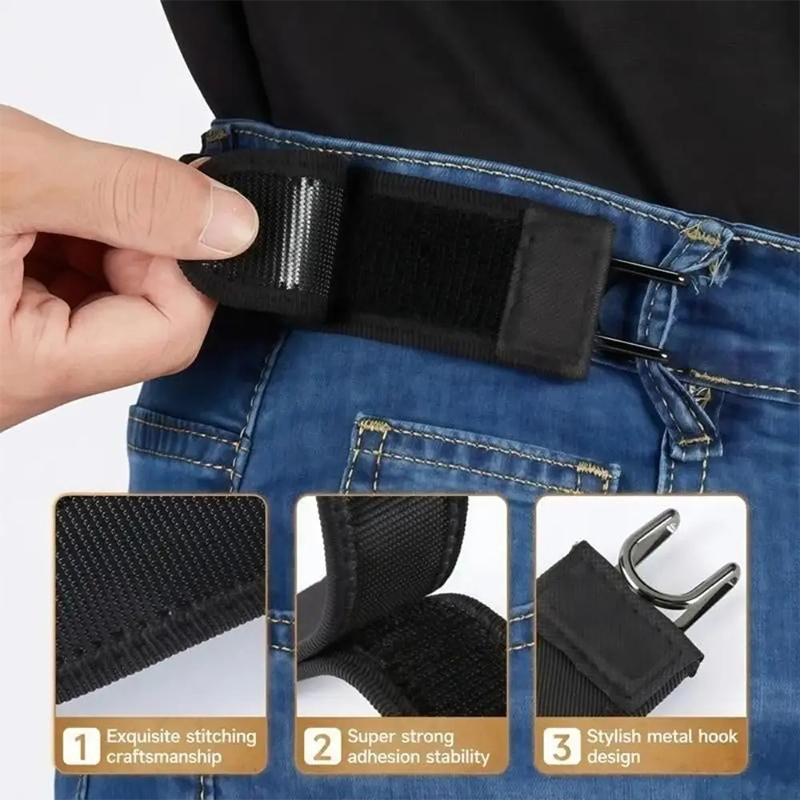 Men Formal Wear With Jeans - Универсальный эластичный пояс без пряжки с