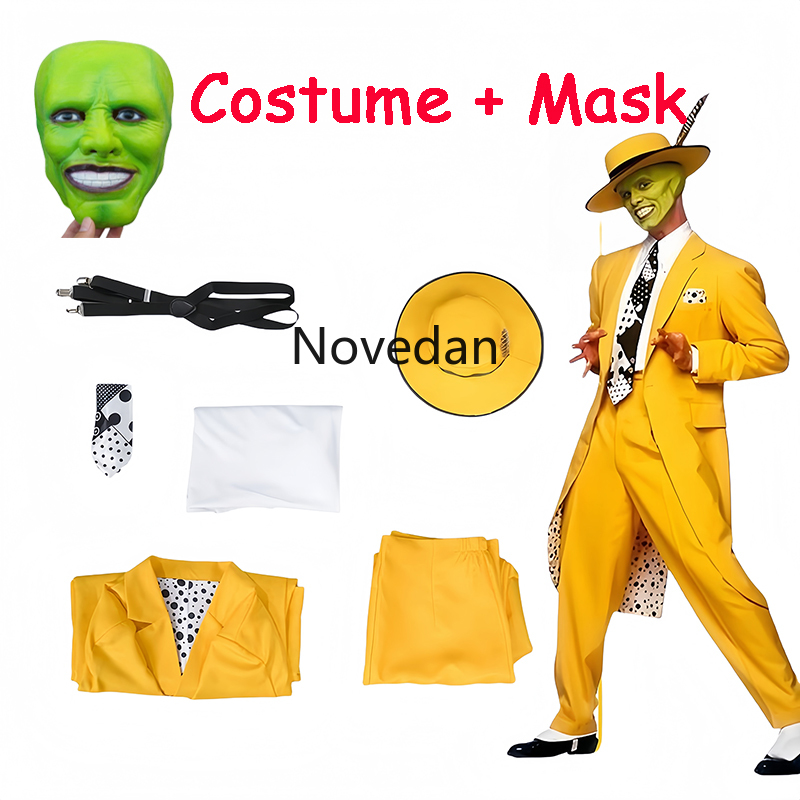 Men Formal Wear Set - Костюм для косплея по фильму «Маска»: