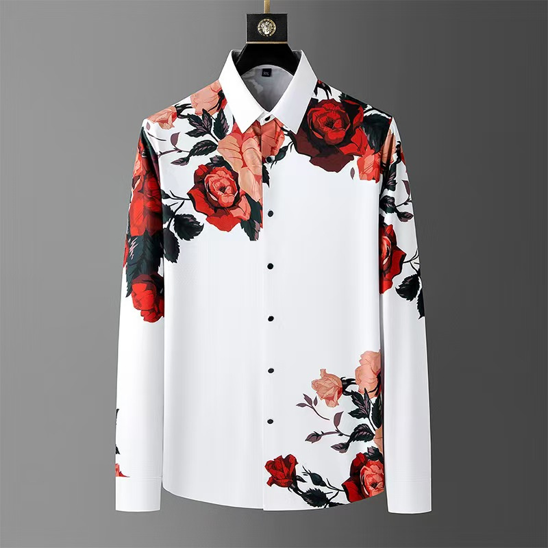 Men Formal Party Wear Shirt - Роскошная Высококачественная Мужская винтажная рубашка с