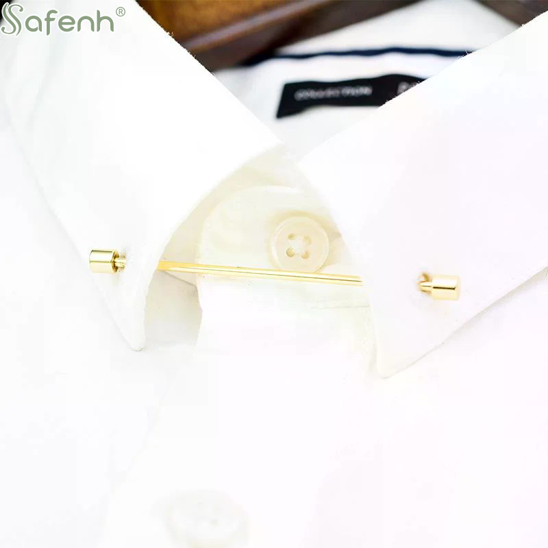 Металлическая булавка для галс – обзор и цена Men Formal Party Wear Shirt
