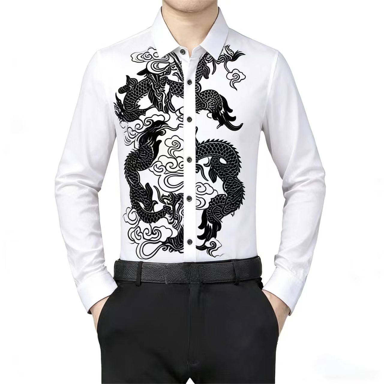 Мужская рубашка с длинным рука – обзор и цена Men Formal Party Wear Shirt