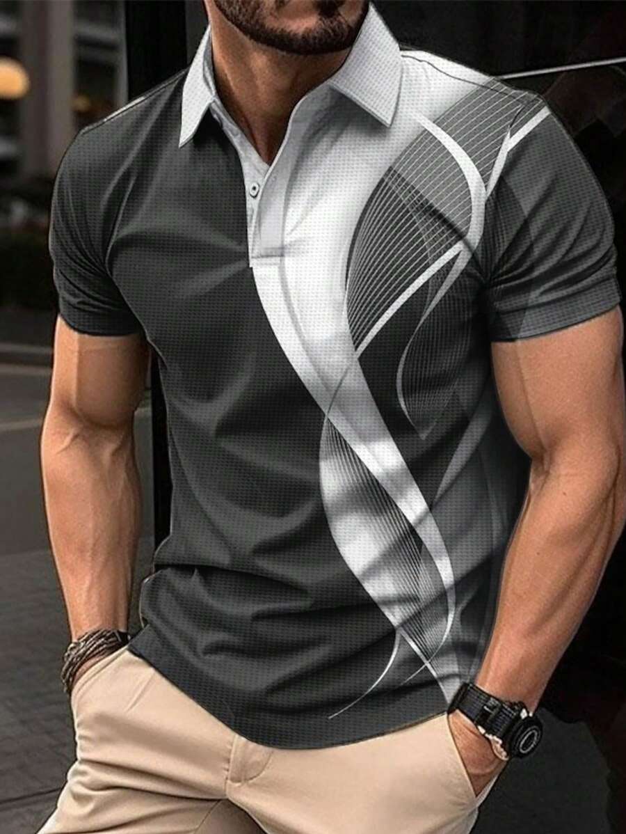 Мужская повседневная рубашка-п – обзор и цена Men'S Polo Formal Wear