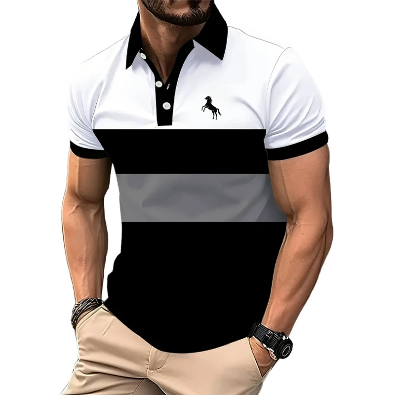 Мужская рубашка-поло, с коротк – обзор и цена Men'S Polo Formal Wear