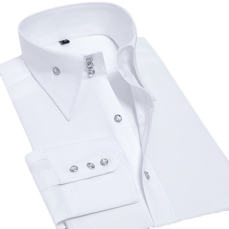 Роскошная мужская приталенная  – обзор и цена Men Formal Party Wear Shirt