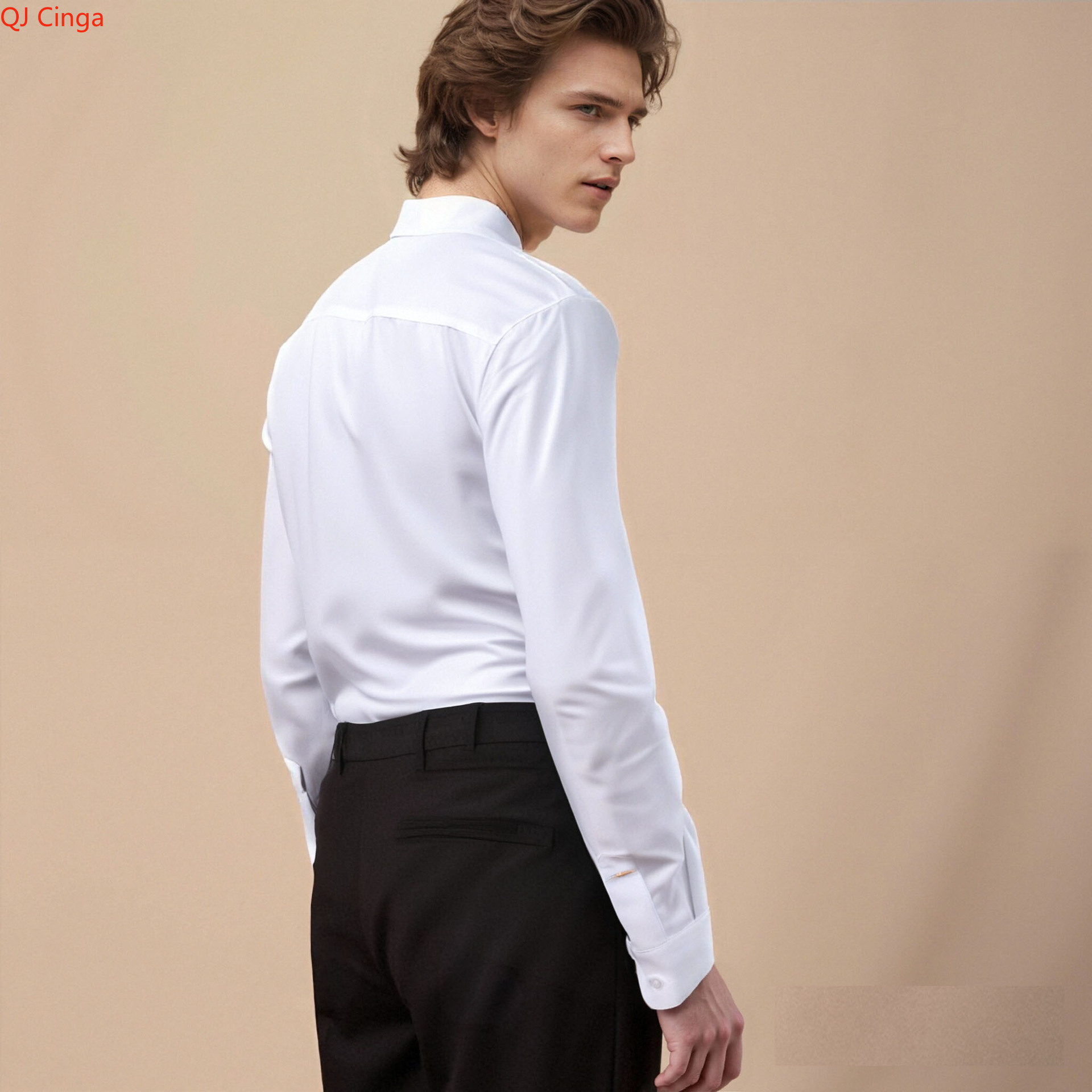 2026 Новая мужская белая рубаш – обзор и цена Men Formal Party Wear Shirt