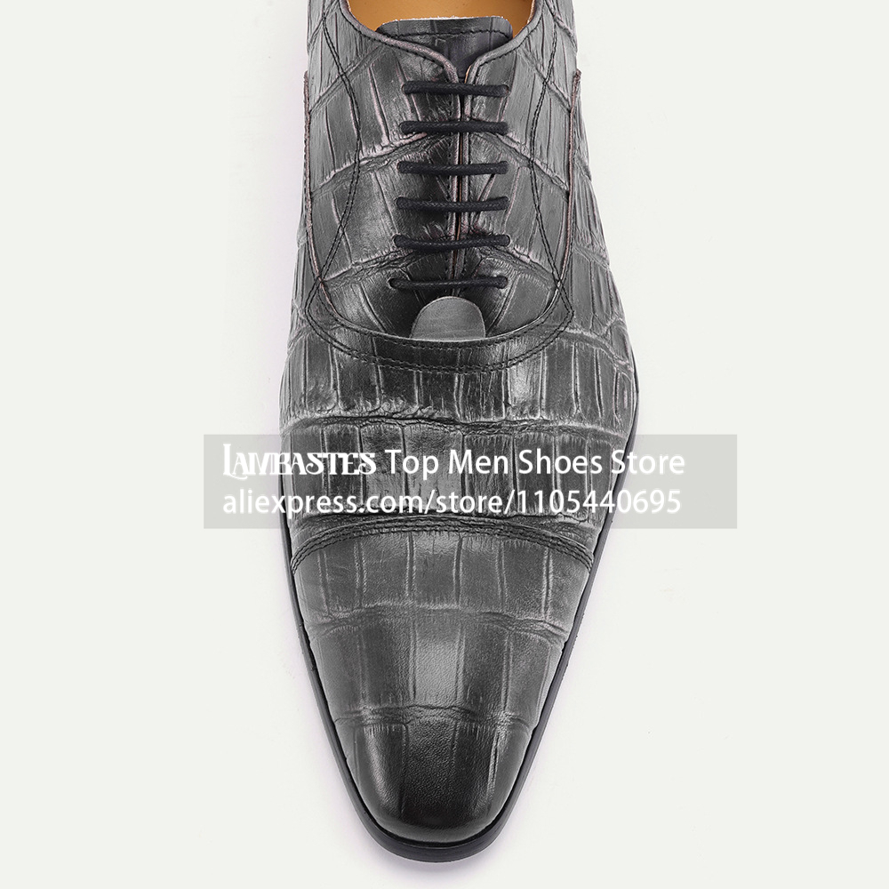Черные оксфорды с крокодиловым – обзор и цена Scale - Men Formals & Ethnic Wear