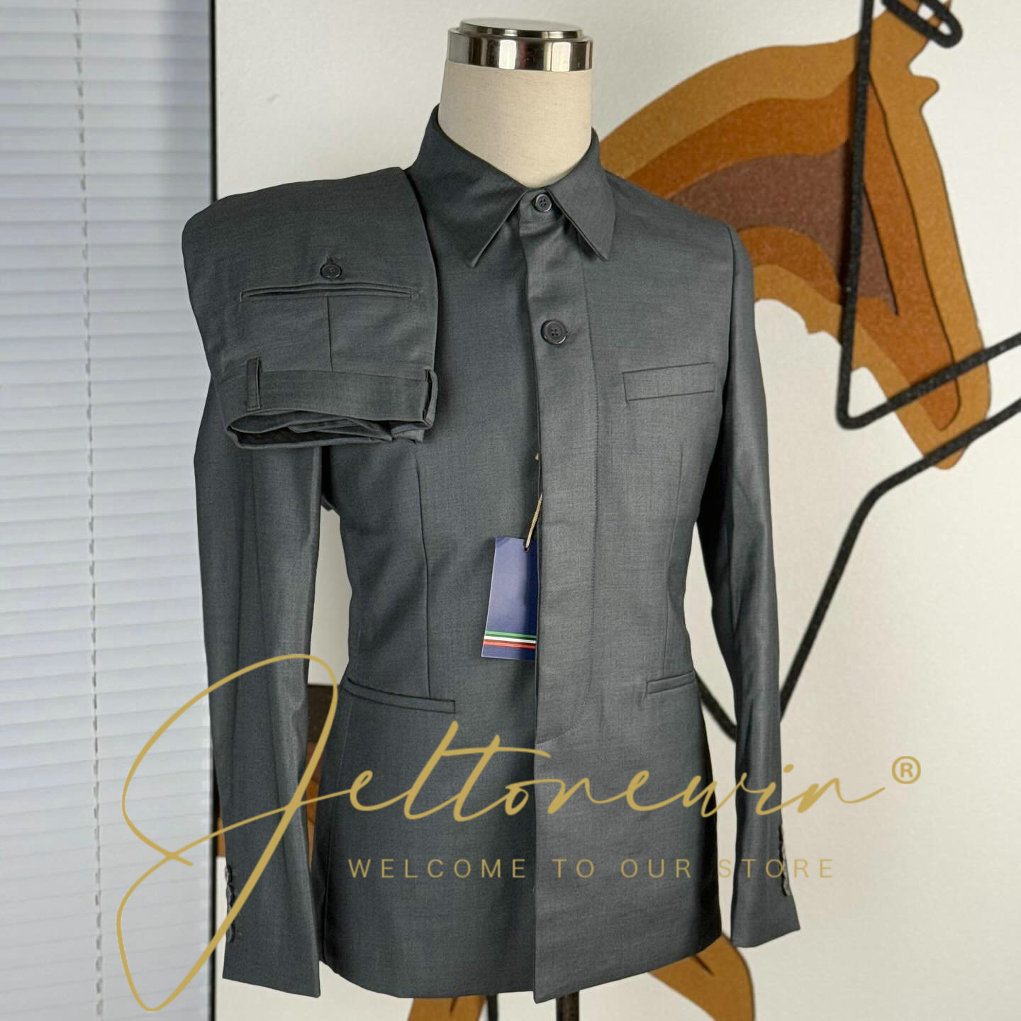 Мужской бирюзово-зеленый пиджа – обзор и цена Men Formal Party Wear Shirt